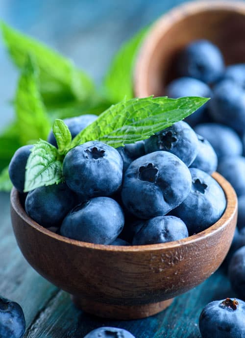 Arándanos frescos en Galicia